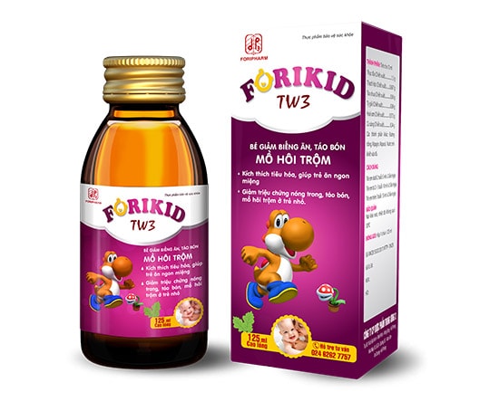 Thuốc Forikid chữa biếng ăn cho trẻ 1 tuổi