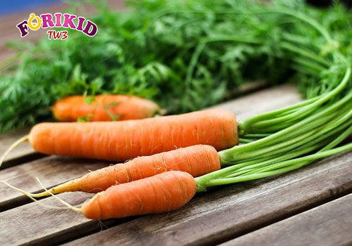 Cà rốt giúp bổ sung chất xơ và rất nhiều vitamin khác