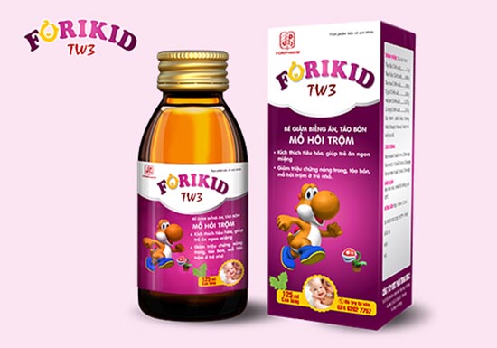 Với Forikid táo bón không còn là nỗi lo