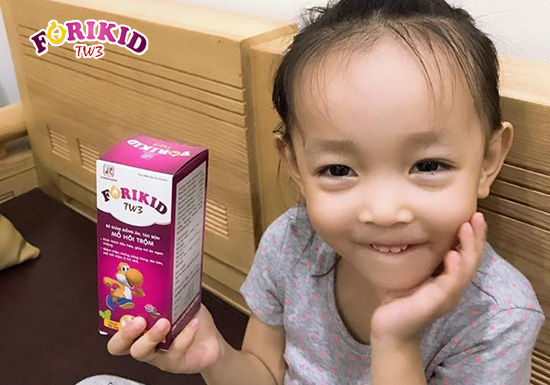 Với vị ngọt và vô cùng dễ uống, Forikid được nhiều bé rất yêu thích